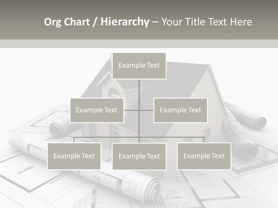 Fireplace Framework Window PowerPoint Template