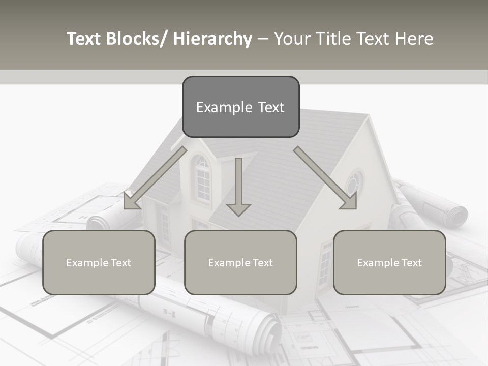 Fireplace Framework Window PowerPoint Template