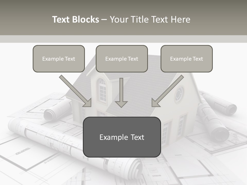 Fireplace Framework Window PowerPoint Template