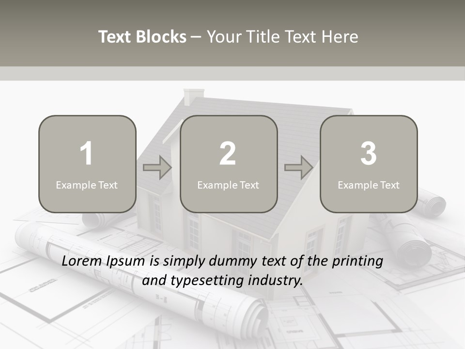 Fireplace Framework Window PowerPoint Template