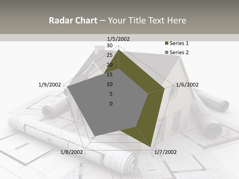 Fireplace Framework Window PowerPoint Template