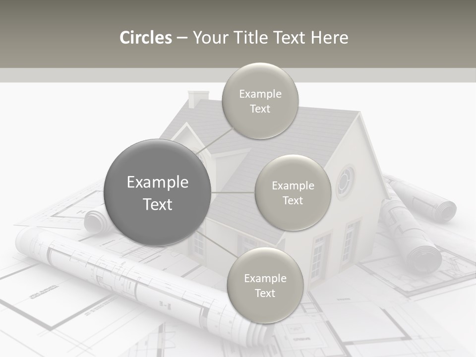 Fireplace Framework Window PowerPoint Template
