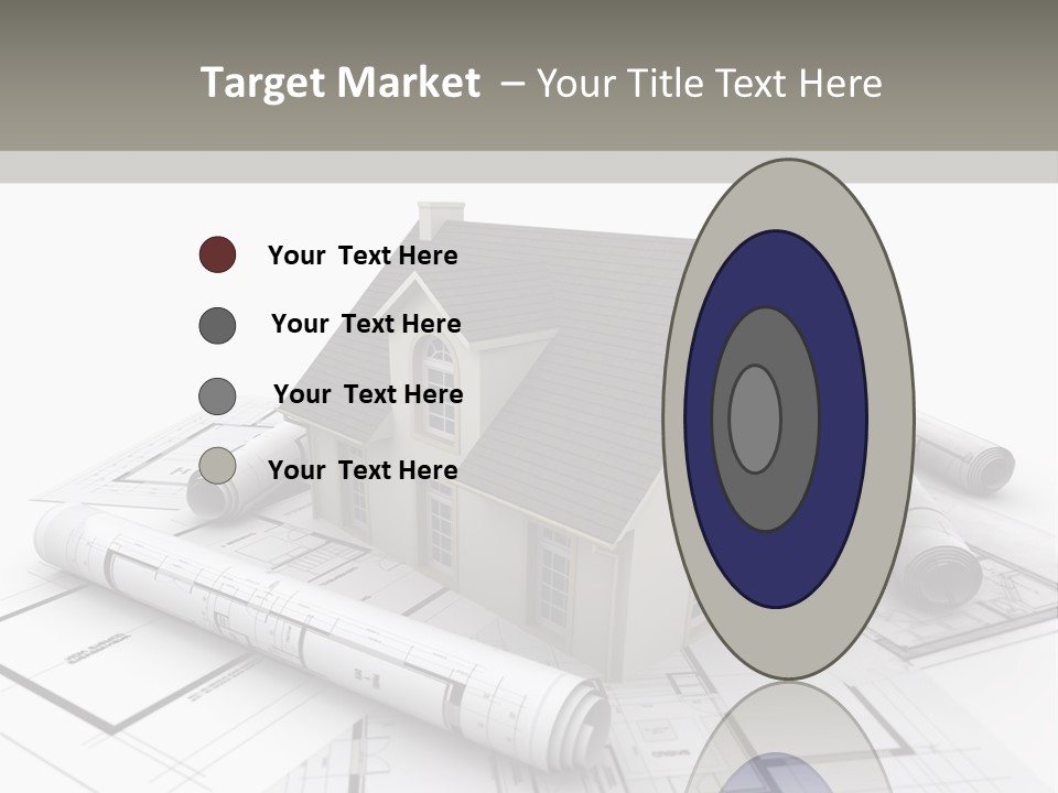 Fireplace Framework Window PowerPoint Template