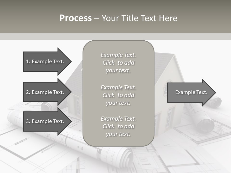 Fireplace Framework Window PowerPoint Template