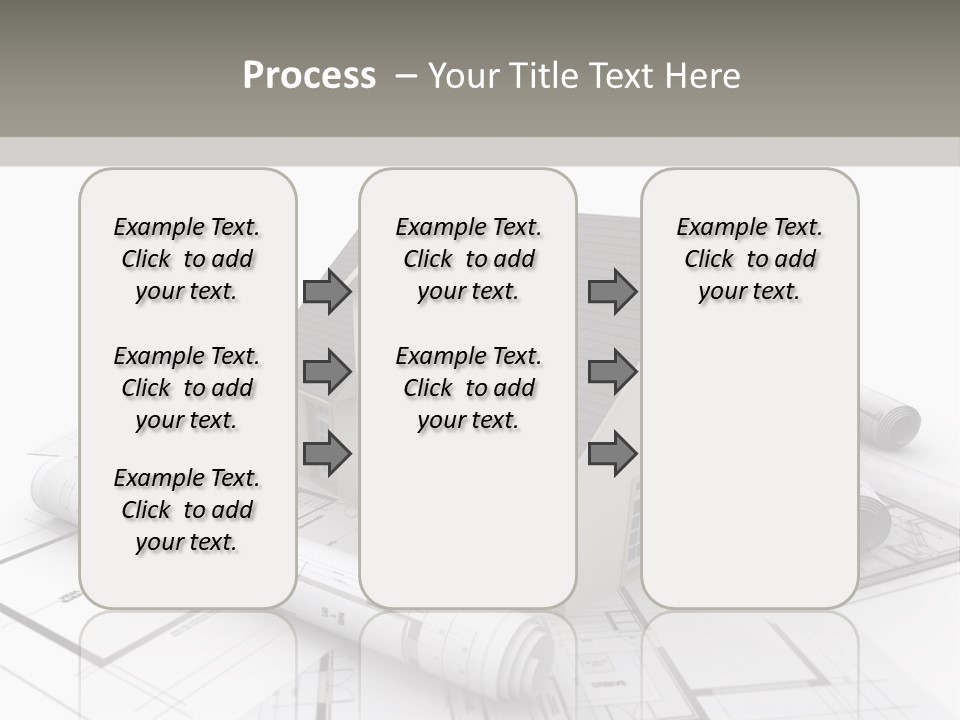 Fireplace Framework Window PowerPoint Template