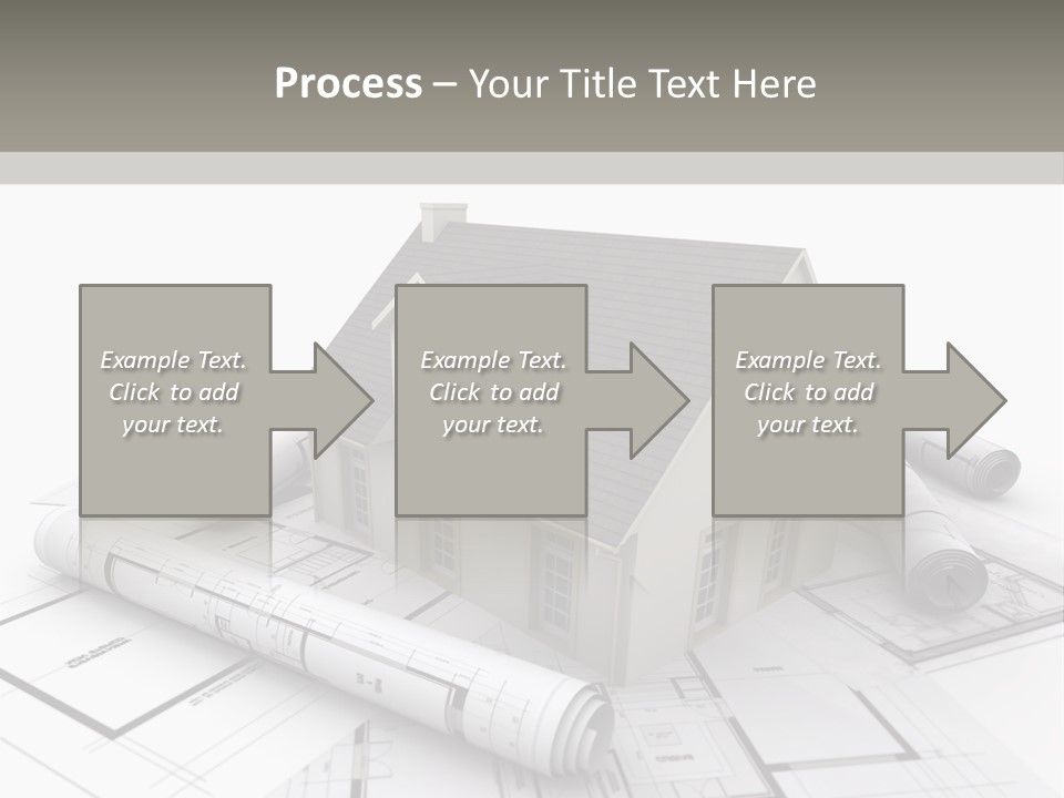 Fireplace Framework Window PowerPoint Template