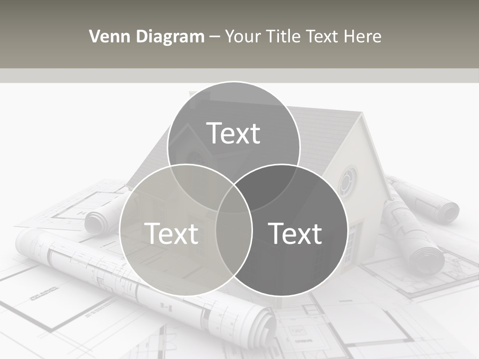 Fireplace Framework Window PowerPoint Template