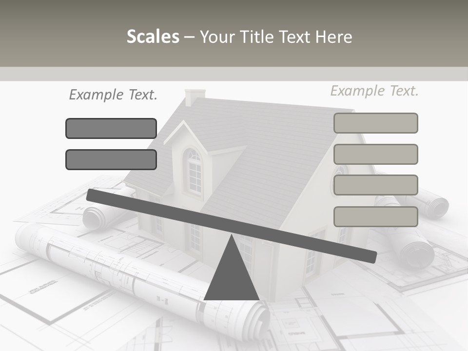 Fireplace Framework Window PowerPoint Template