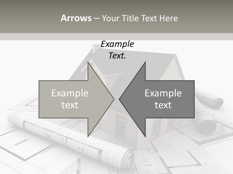Fireplace Framework Window PowerPoint Template