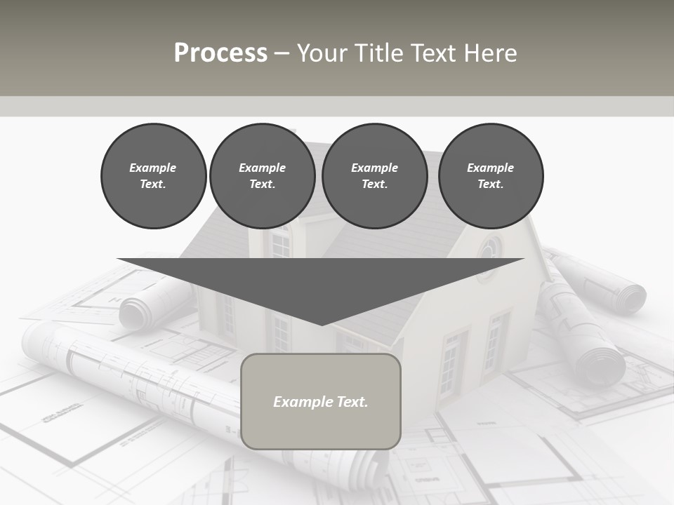 Fireplace Framework Window PowerPoint Template