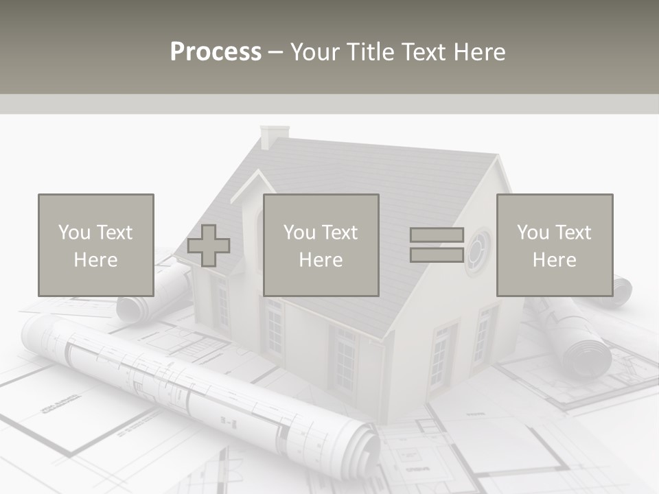 Fireplace Framework Window PowerPoint Template