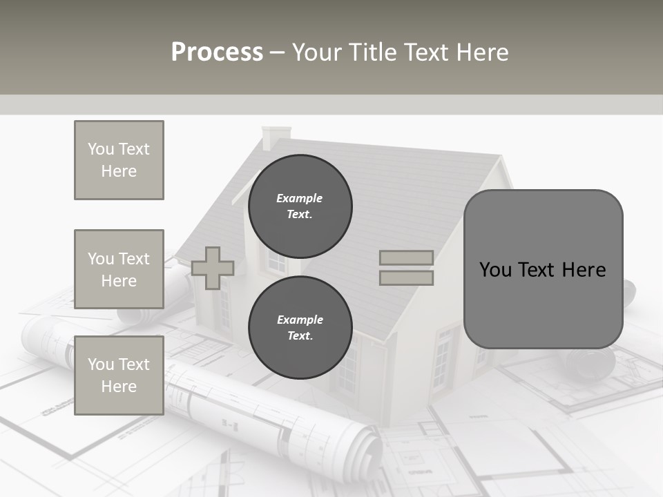 Fireplace Framework Window PowerPoint Template