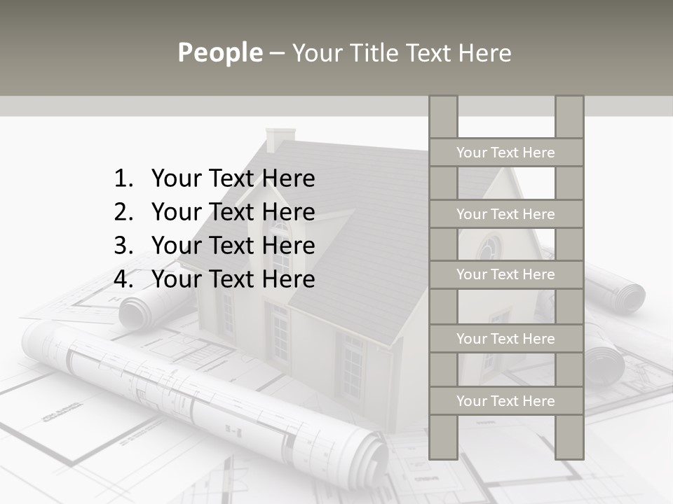Fireplace Framework Window PowerPoint Template