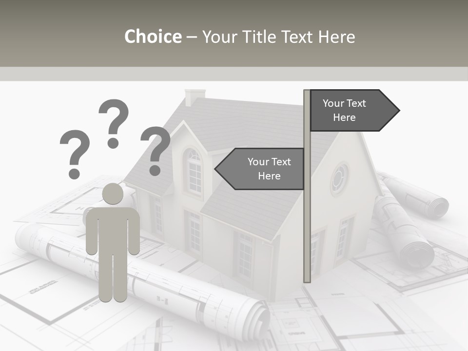 Fireplace Framework Window PowerPoint Template