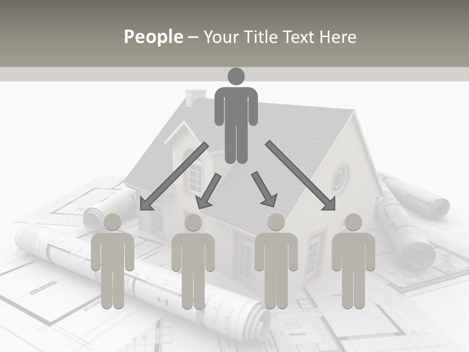 Fireplace Framework Window PowerPoint Template