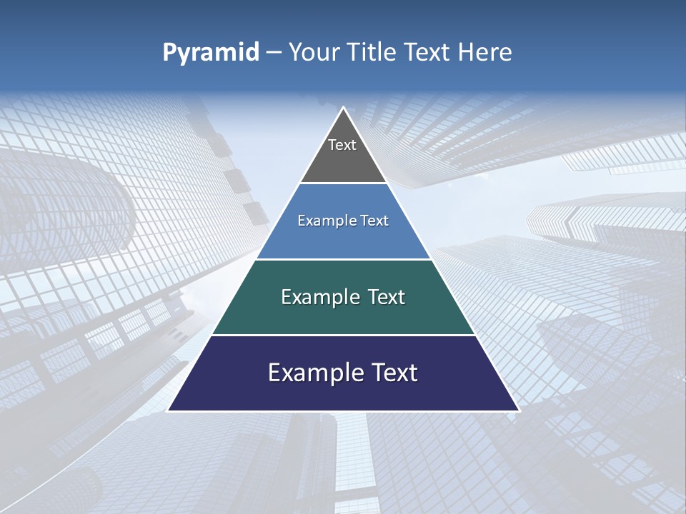 Estate Downtown Blue PowerPoint Template