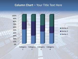 Estate Downtown Blue PowerPoint Template