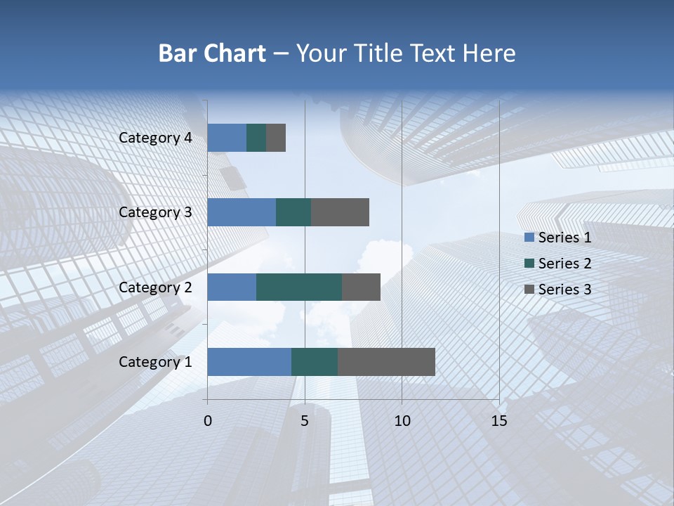 Estate Downtown Blue PowerPoint Template
