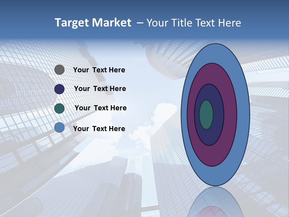 Estate Downtown Blue PowerPoint Template