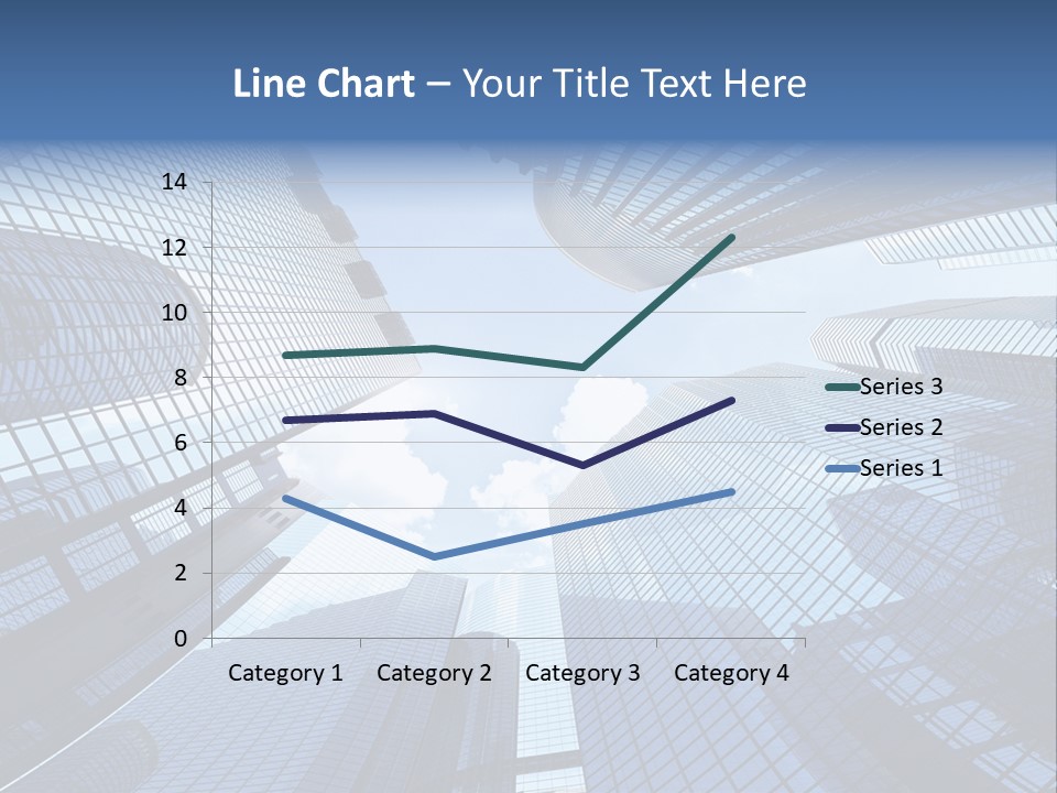 Estate Downtown Blue PowerPoint Template