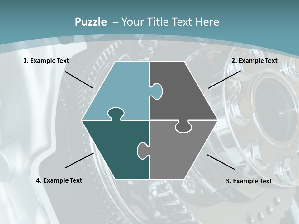 Part Piston Metallic PowerPoint Template