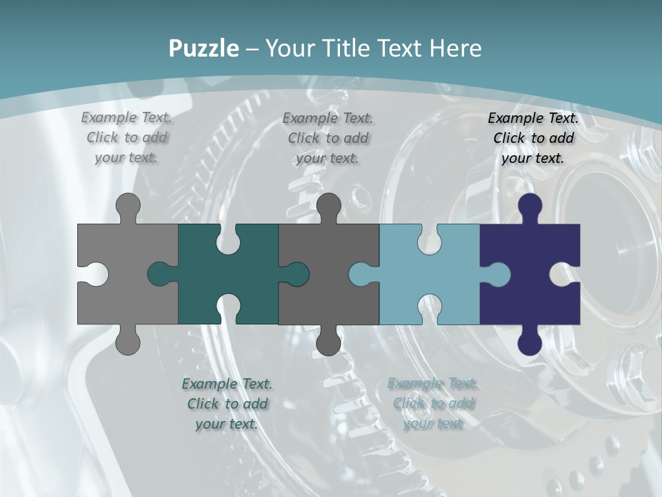 Part Piston Metallic PowerPoint Template