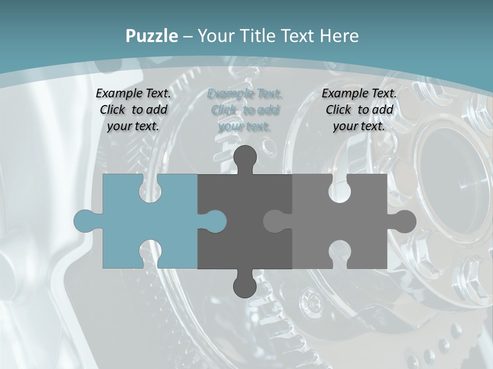 Part Piston Metallic PowerPoint Template