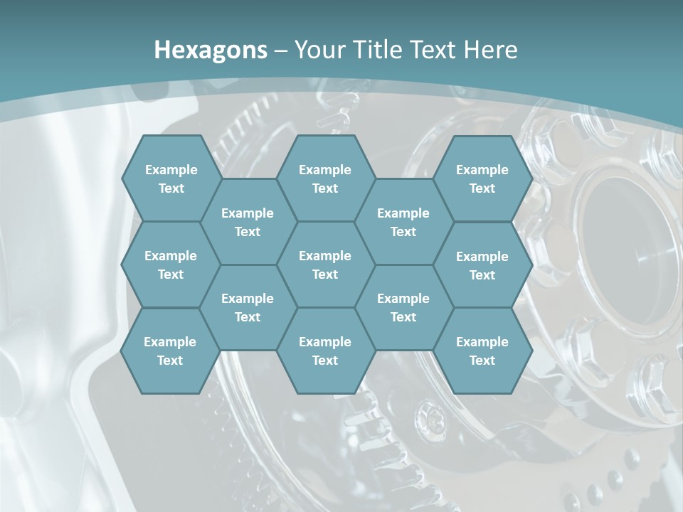 Part Piston Metallic PowerPoint Template