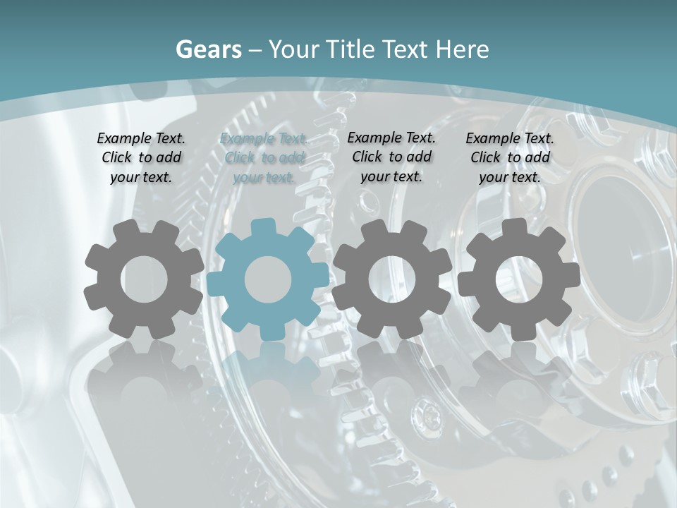 Part Piston Metallic PowerPoint Template