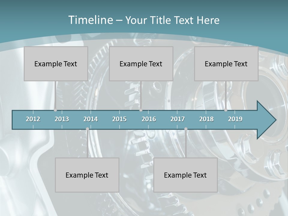 Part Piston Metallic PowerPoint Template