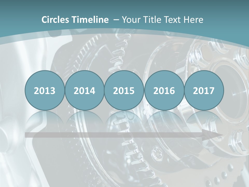 Part Piston Metallic PowerPoint Template