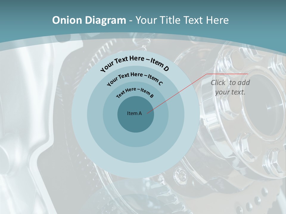 Part Piston Metallic PowerPoint Template