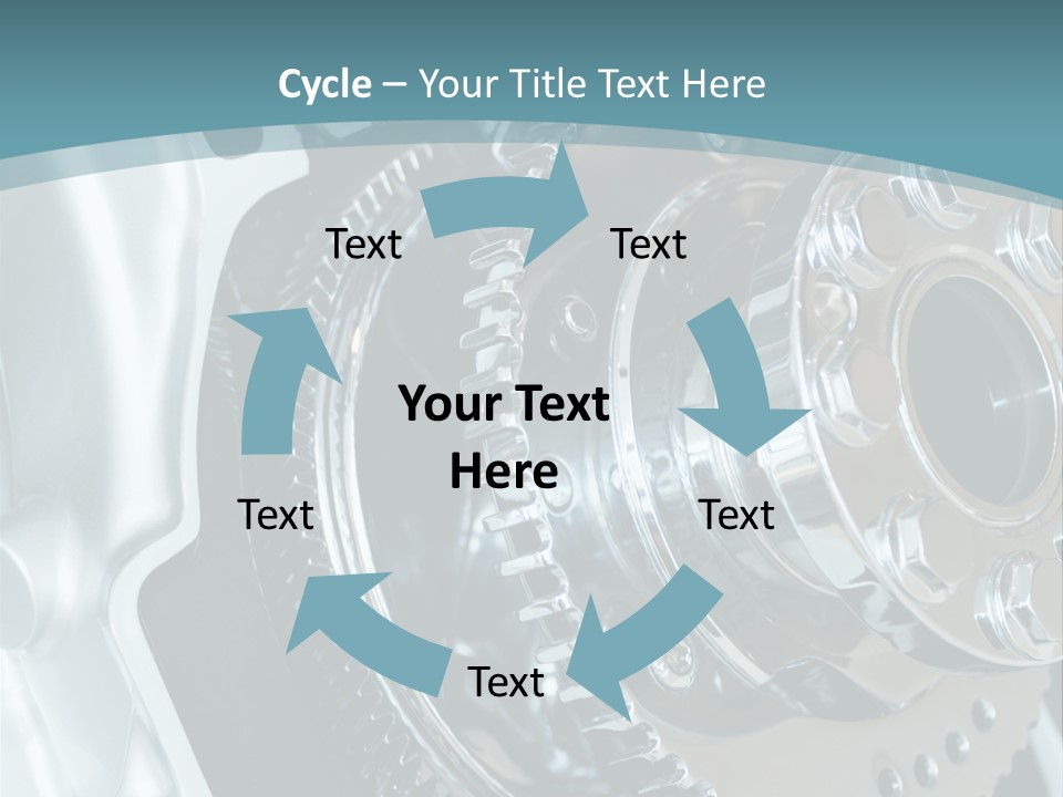 Part Piston Metallic PowerPoint Template