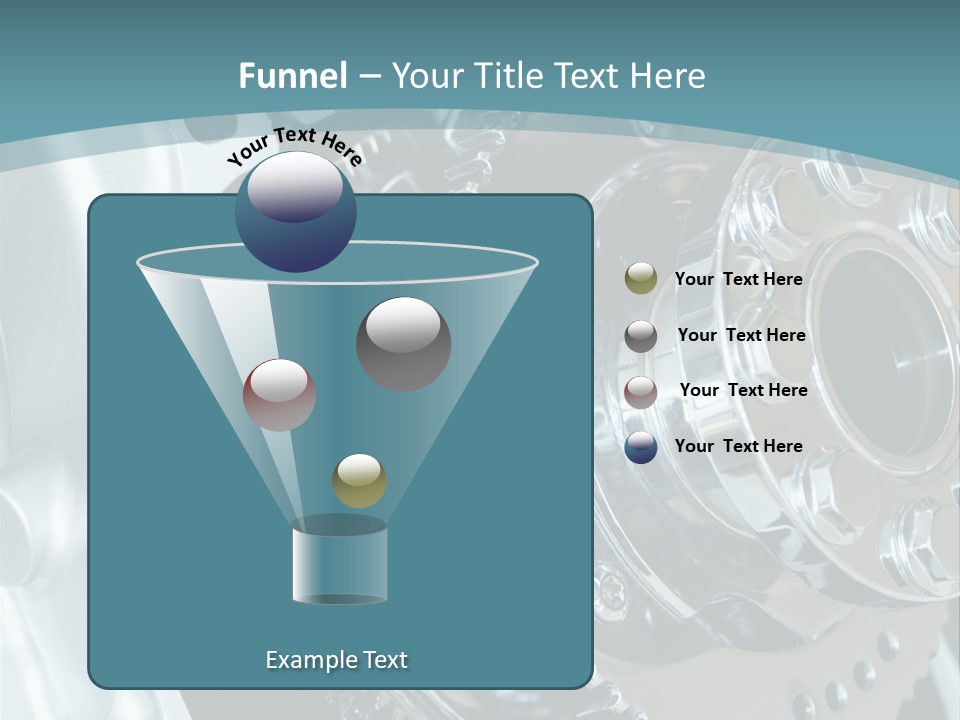 Part Piston Metallic PowerPoint Template