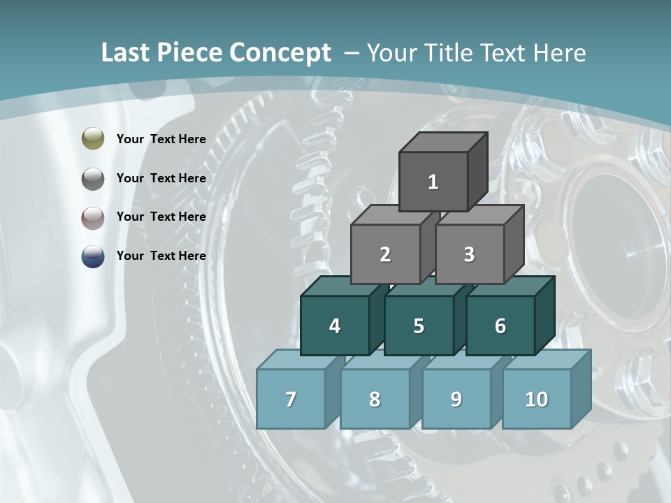 Part Piston Metallic PowerPoint Template