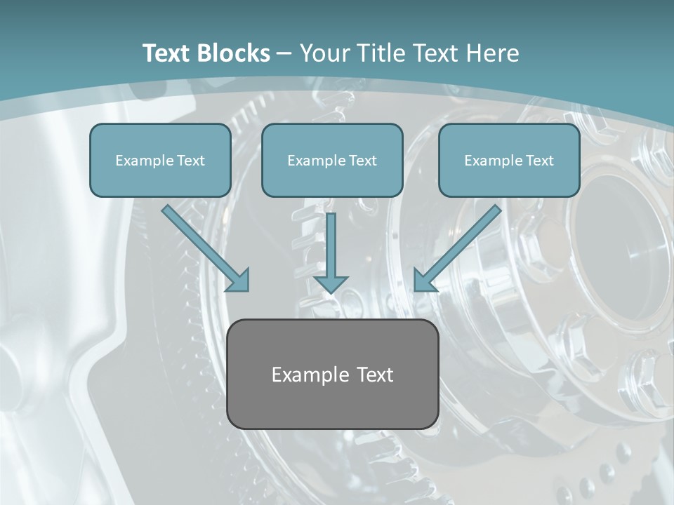 Part Piston Metallic PowerPoint Template