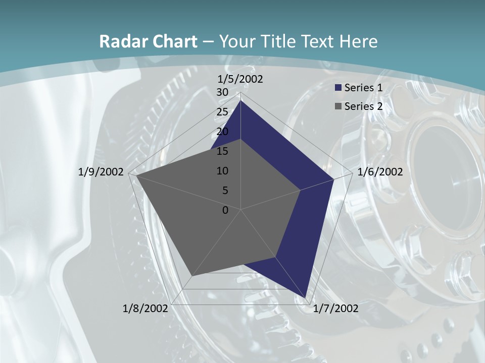 Part Piston Metallic PowerPoint Template