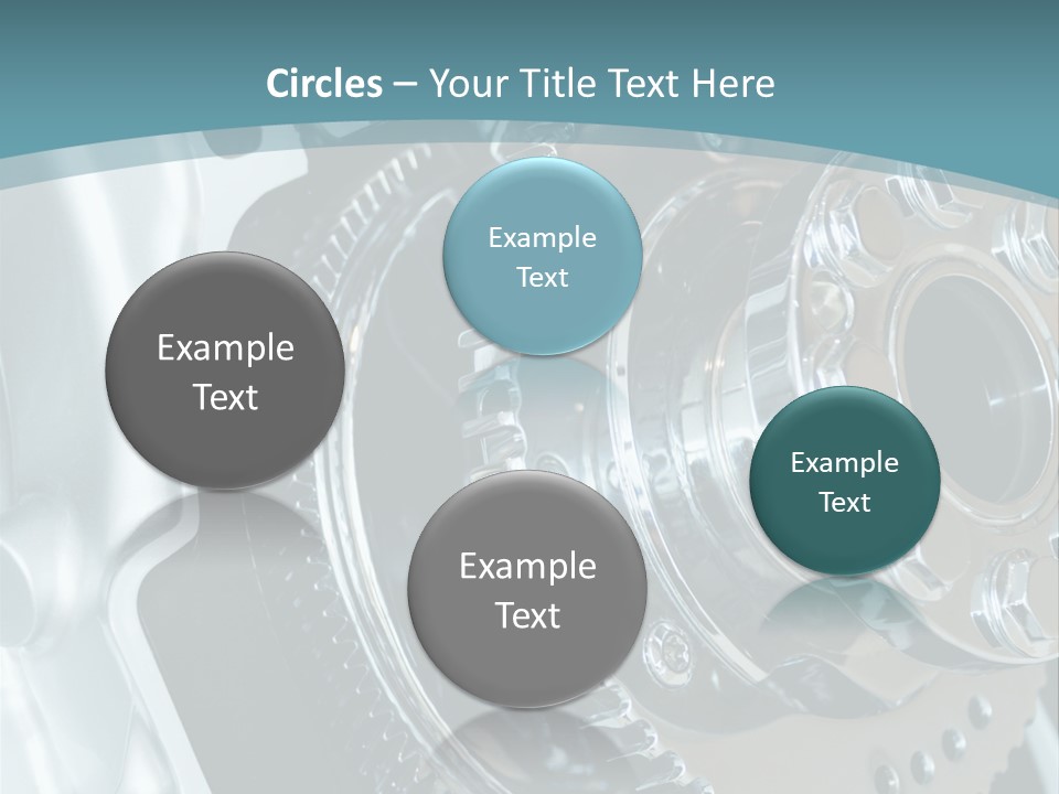 Part Piston Metallic PowerPoint Template