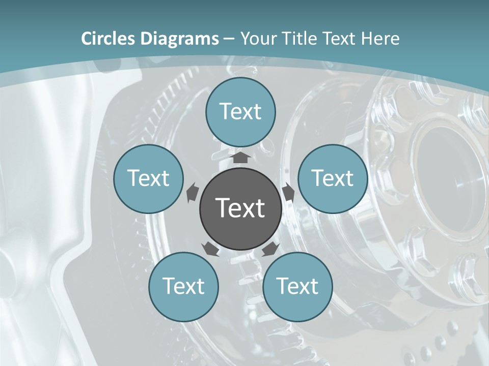 Part Piston Metallic PowerPoint Template