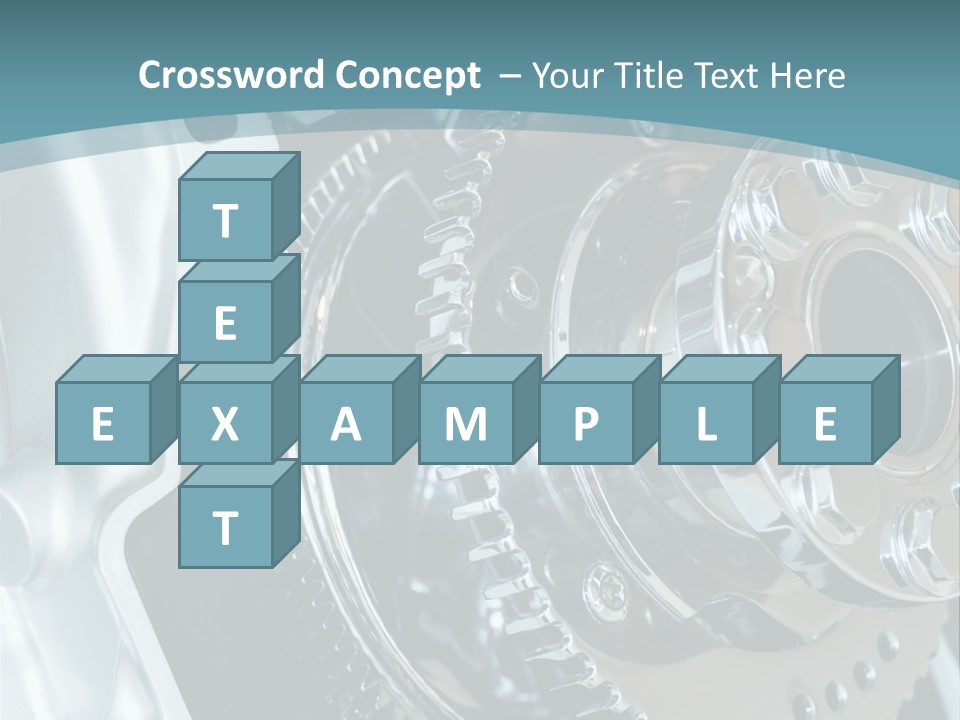 Part Piston Metallic PowerPoint Template