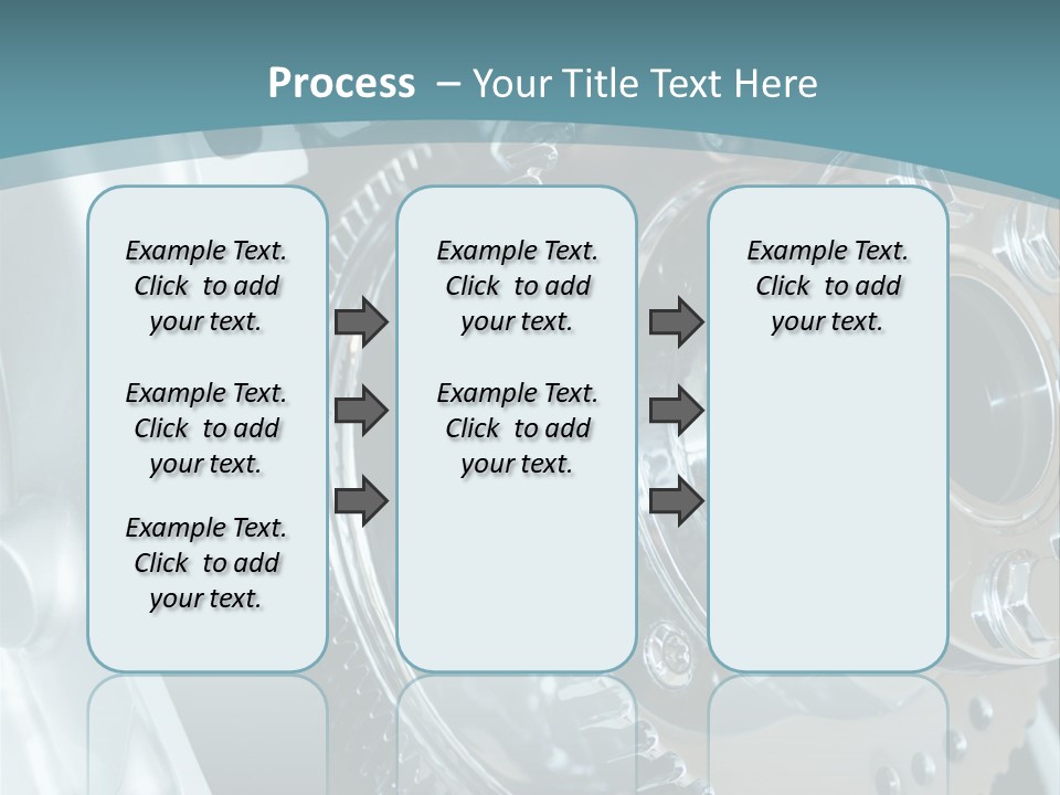 Part Piston Metallic PowerPoint Template