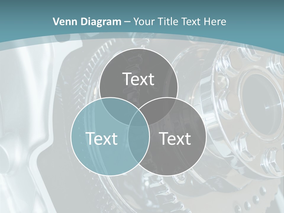 Part Piston Metallic PowerPoint Template