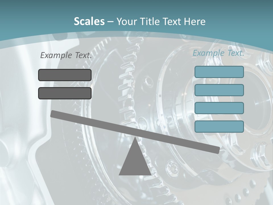 Part Piston Metallic PowerPoint Template
