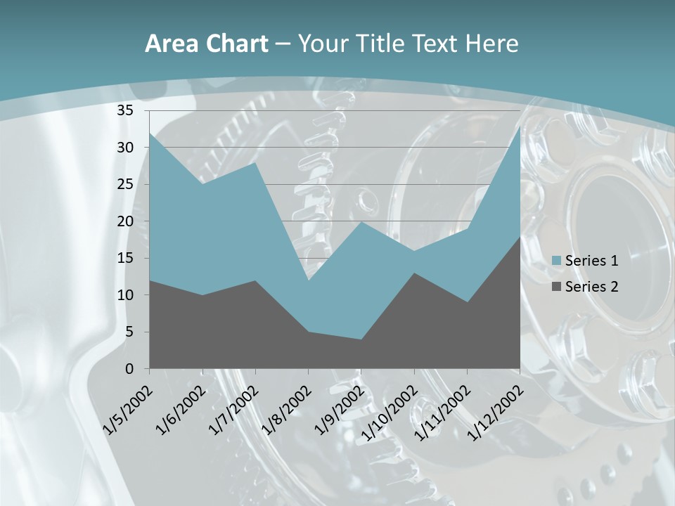 Part Piston Metallic PowerPoint Template