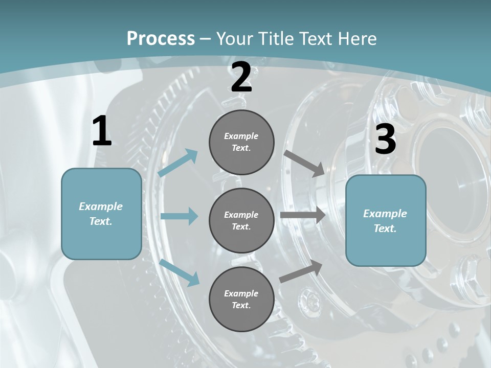 Part Piston Metallic PowerPoint Template