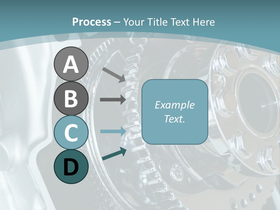 Part Piston Metallic PowerPoint Template
