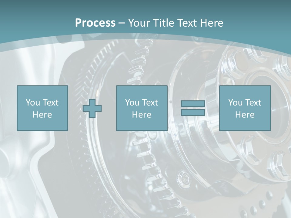 Part Piston Metallic PowerPoint Template