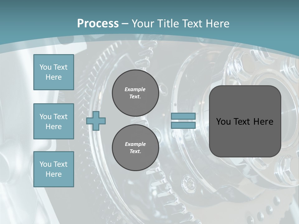 Part Piston Metallic PowerPoint Template