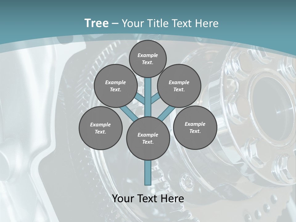 Part Piston Metallic PowerPoint Template