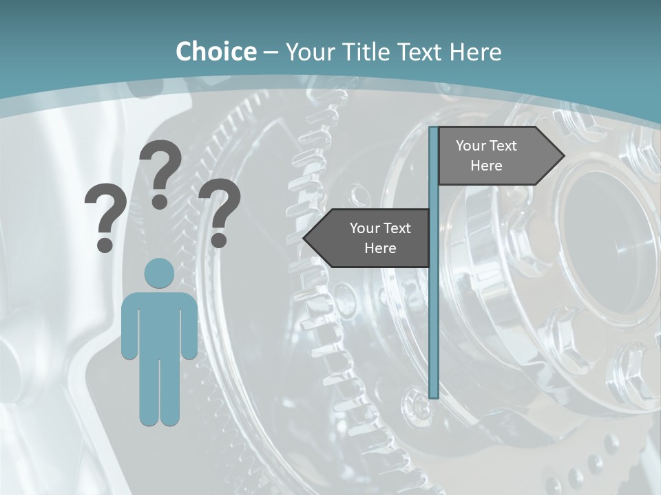 Part Piston Metallic PowerPoint Template